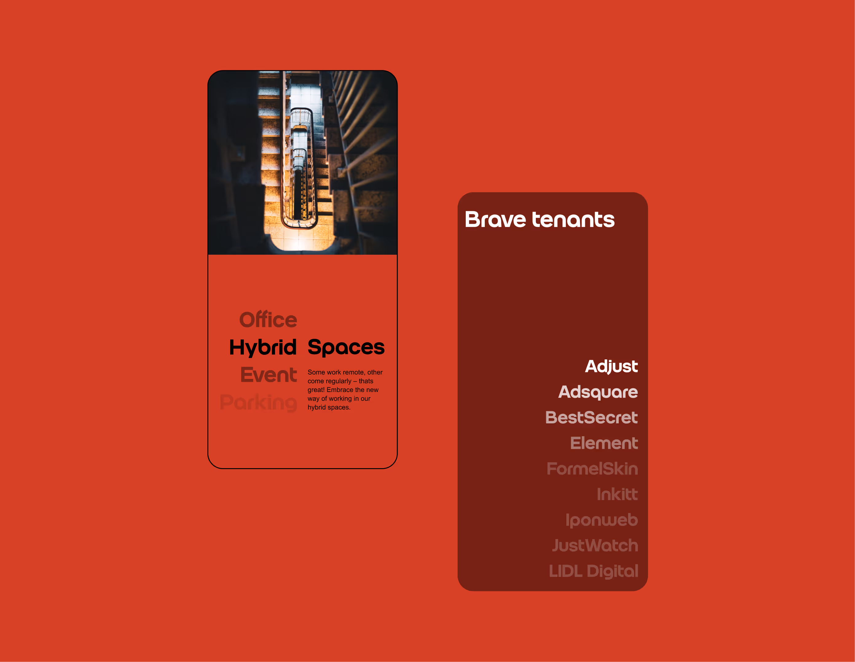Mobile version of backfabrik website