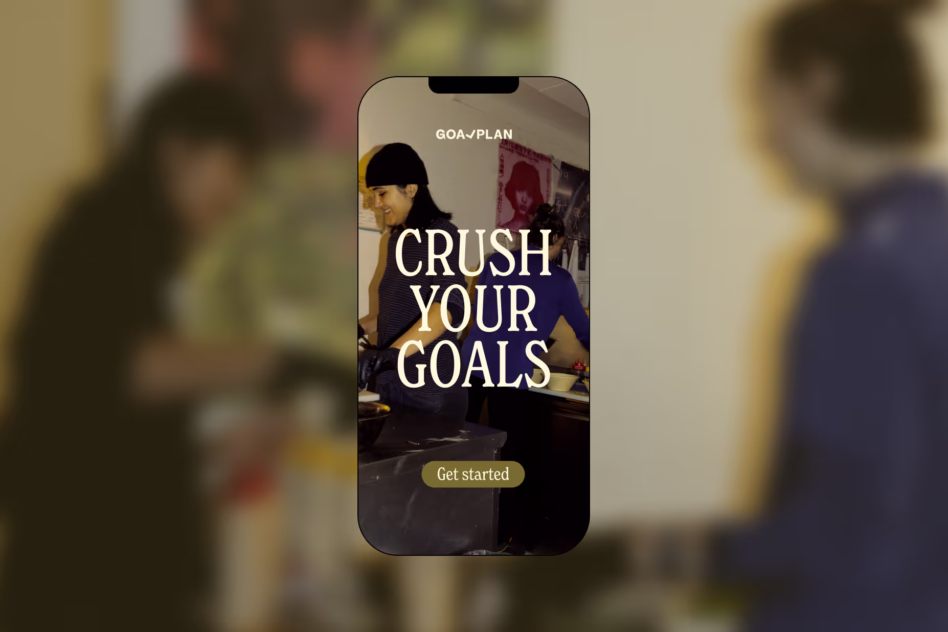 UI Design for goalplan on a phone
