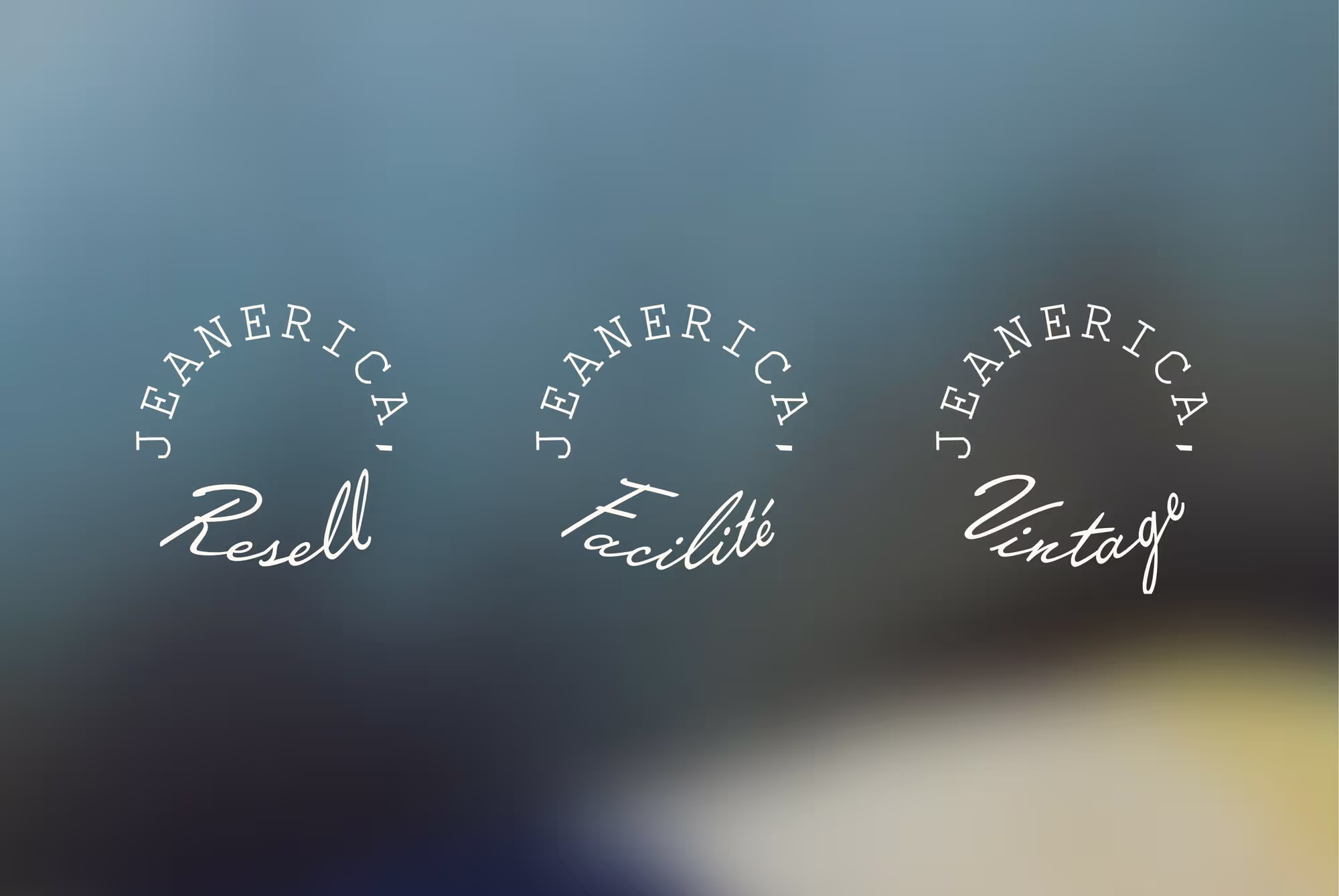 Logos for Jeanerica Design project