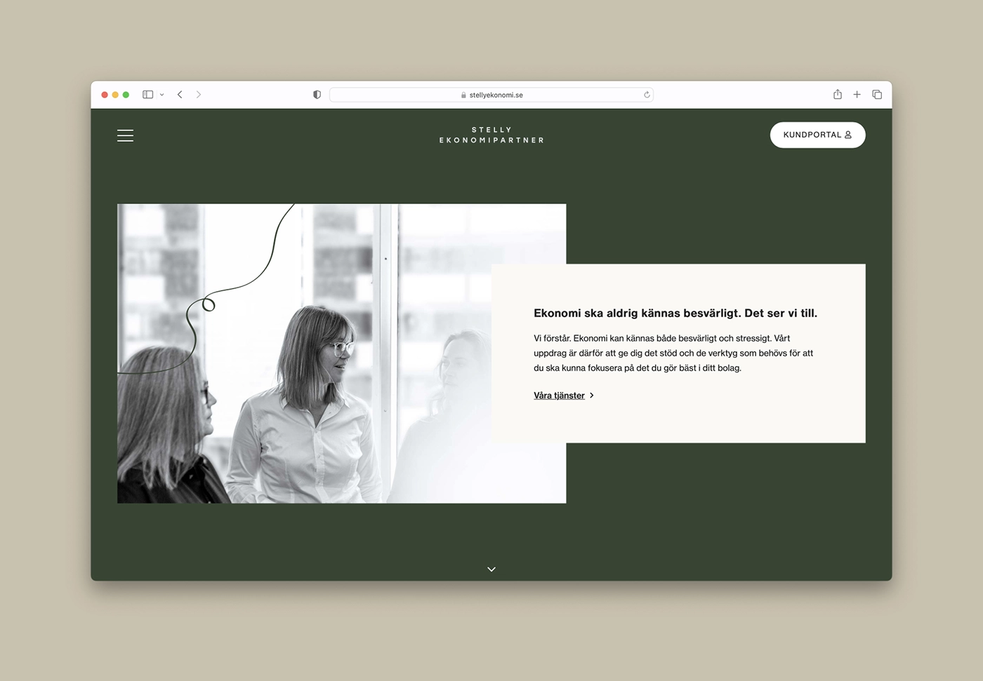 Image of part of the website